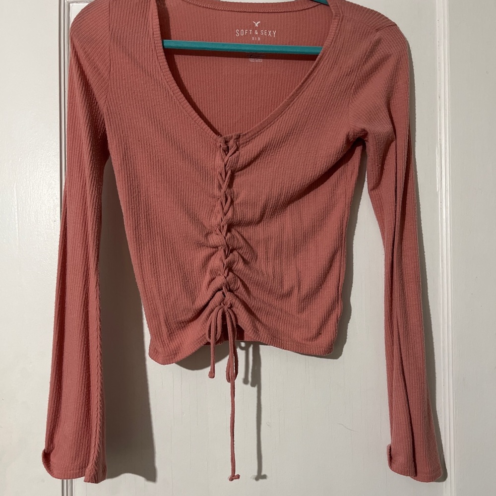 American eagle soft and sexy crop top